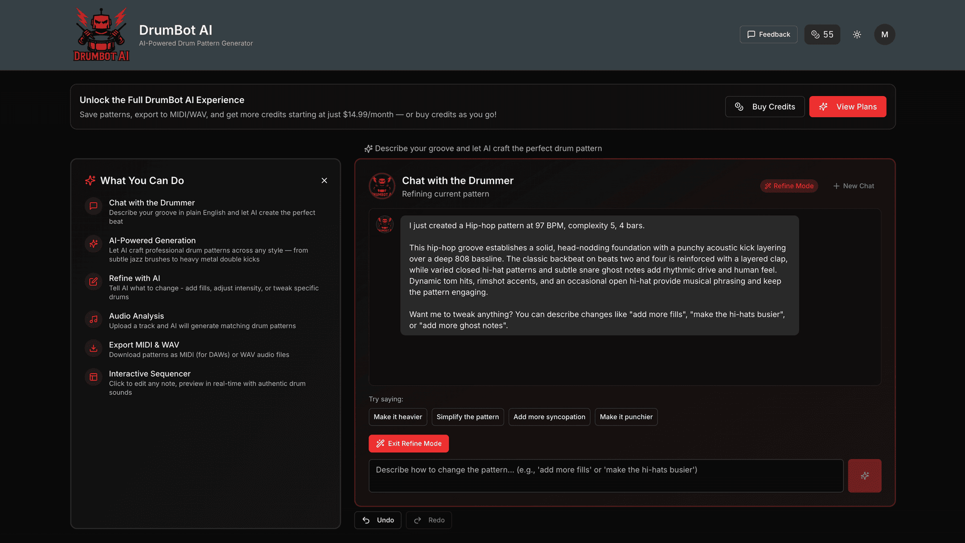 DrumBot AI turns prompts and audio into custom grooves for drummers