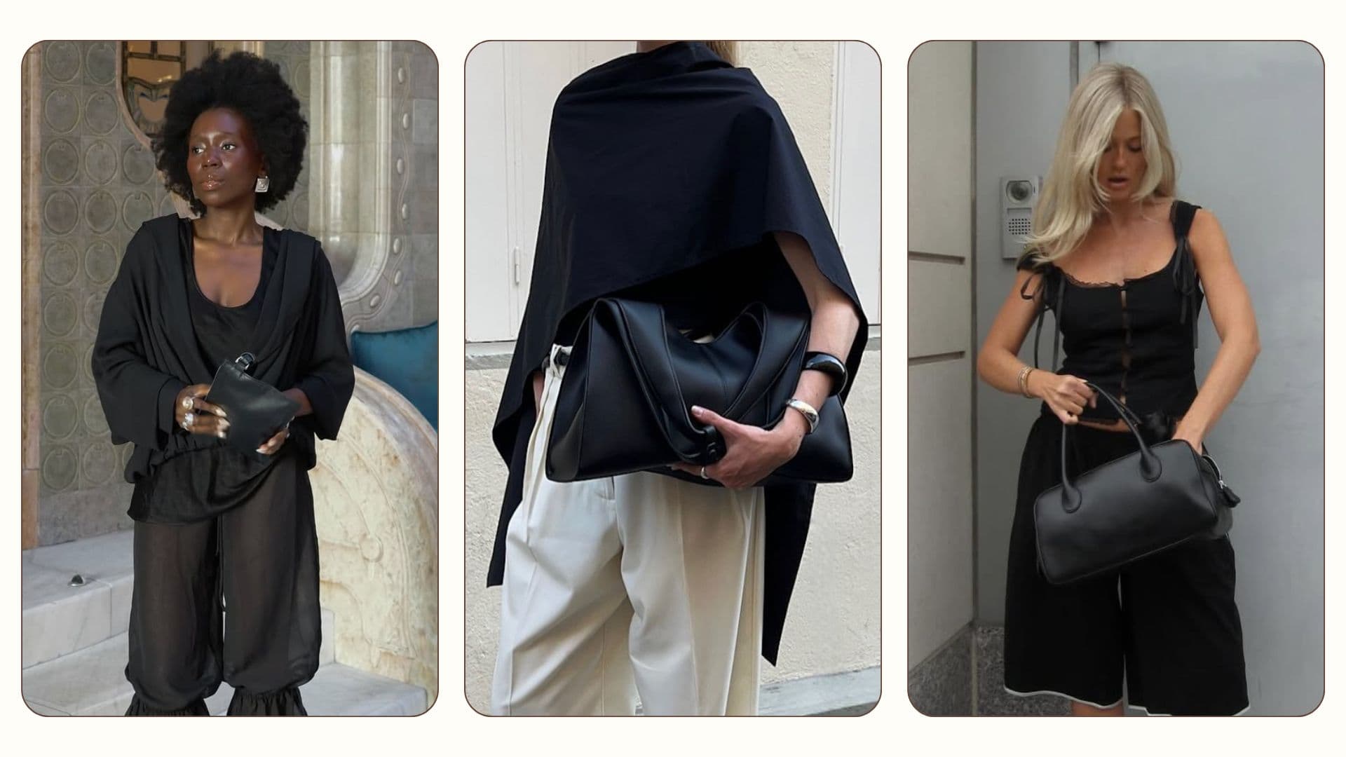 Black Blouses Are the Chicest Capsule Wardrobe Staple for Spring Summer