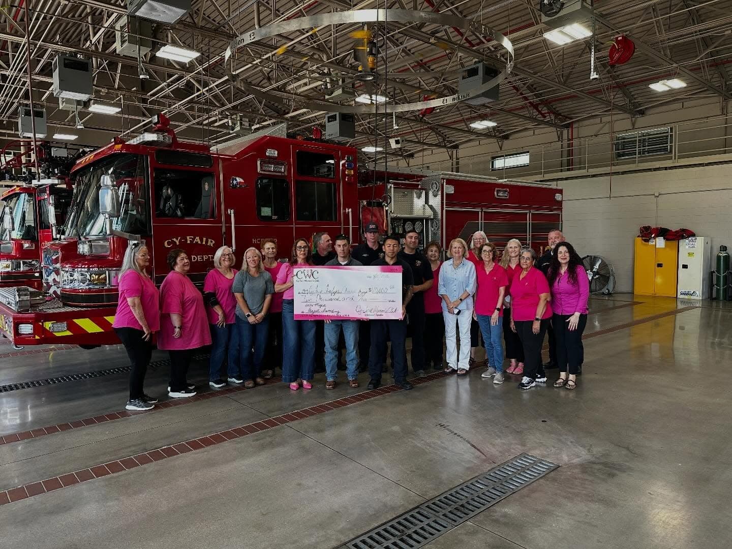 Cy-Fair Women’s Club funds saunas and cold plunges for firefighters