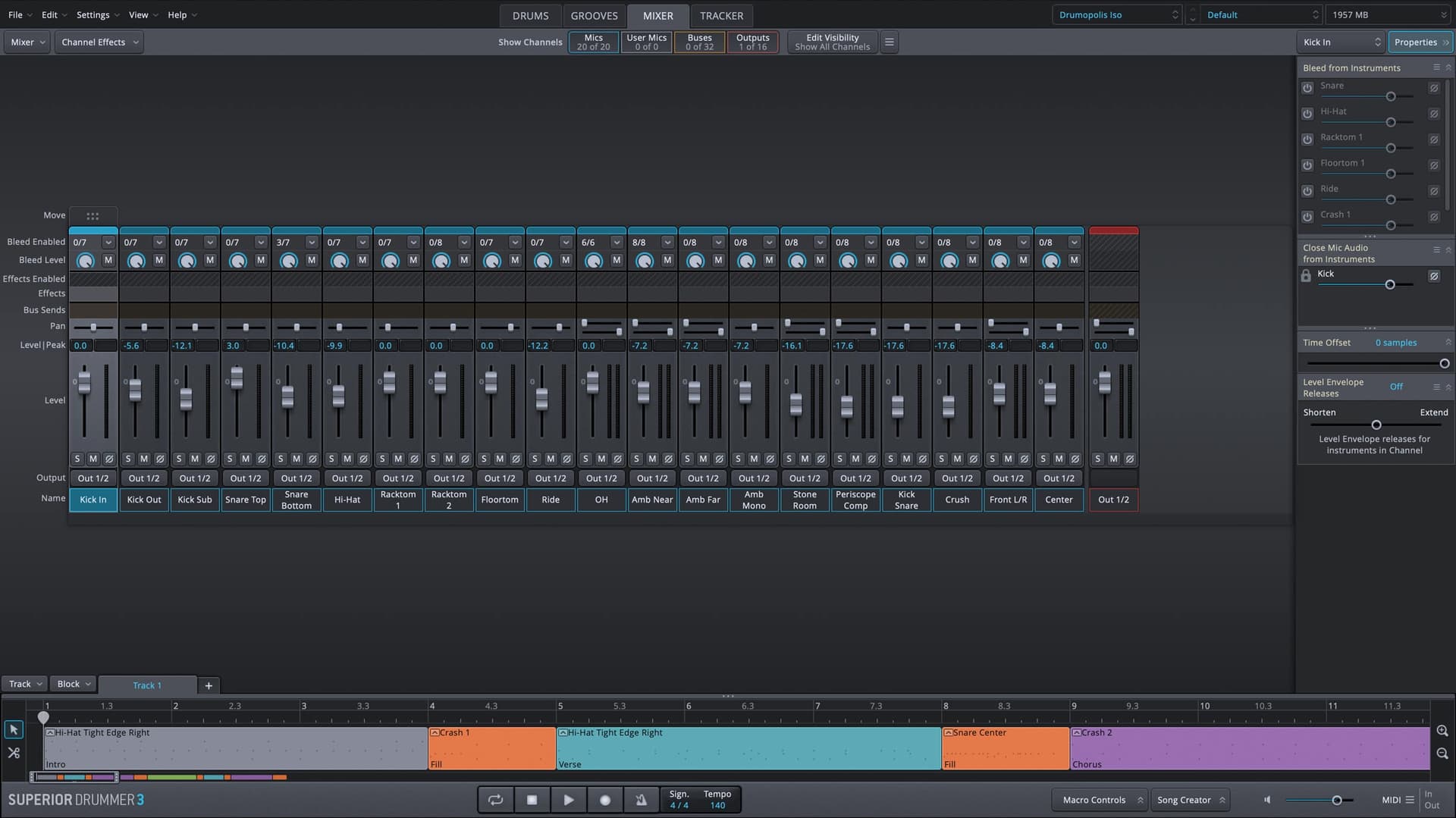 Toontrack Releases Drumopolis SDX, Curated by Tony Visconti, Eight Kits from Metropolis