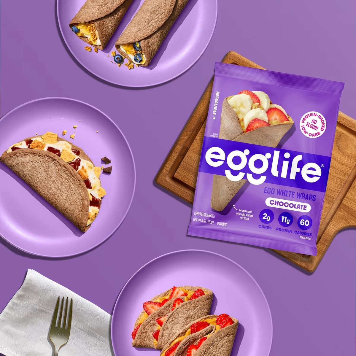 Egglife launches chocolate egg white wraps at Target
