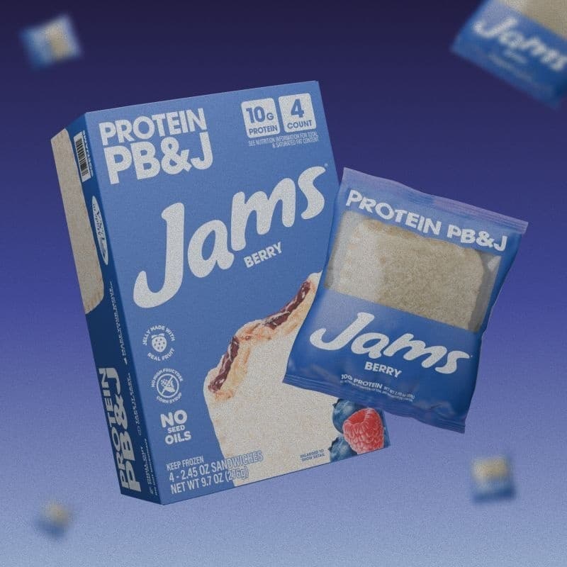 JAMS PB&J teams with NFL players on protein-packed launch