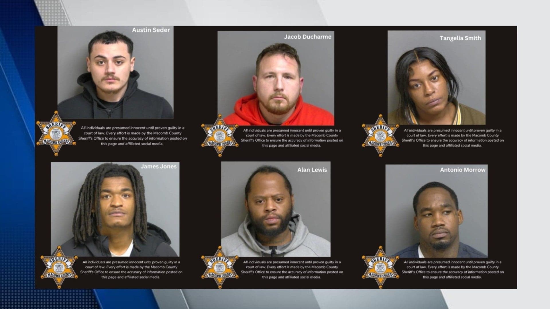 Six charged in Shelby Township human-trafficking and prostitution ring