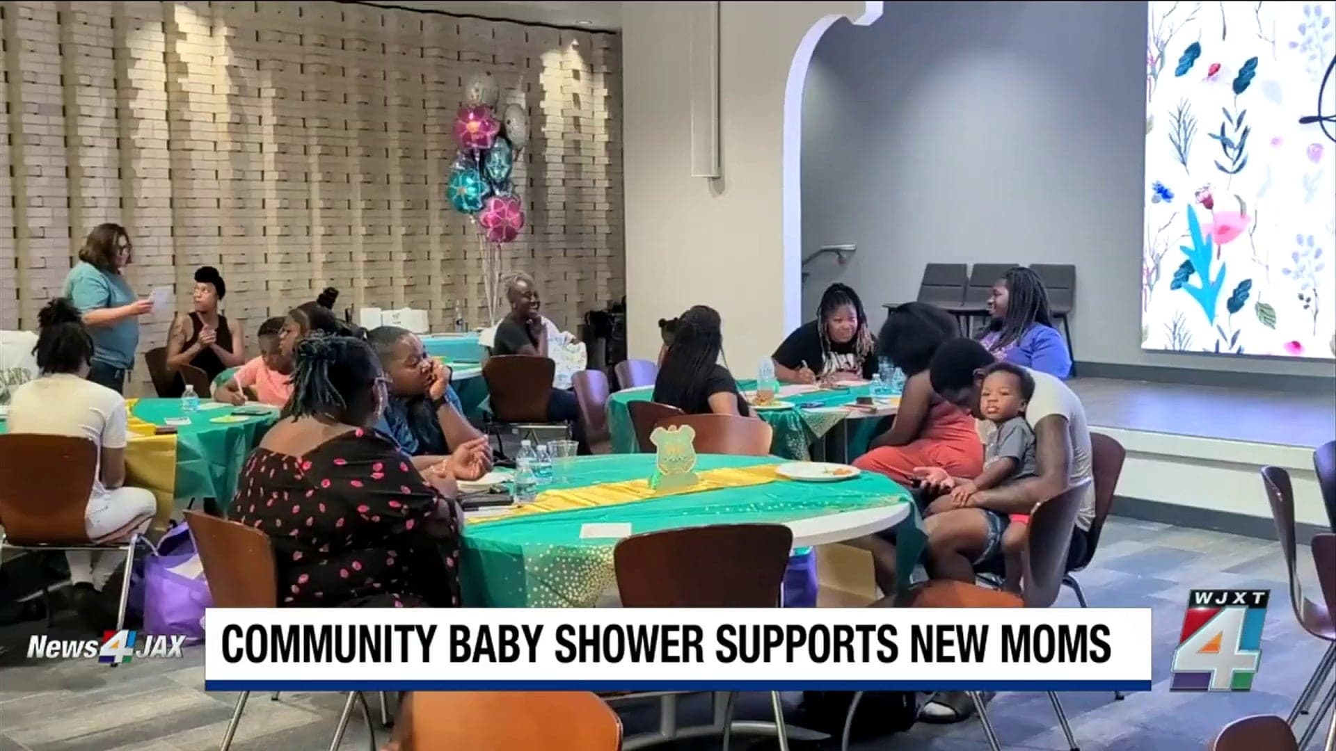 Jacksonville baby shower pairs supplies with postpartum support services