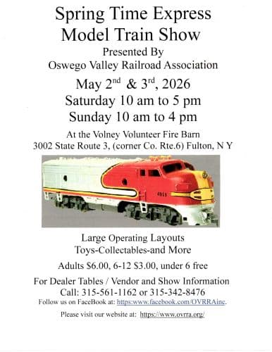 Model Train Show Links Generations of Enthusiasts in Oswego County
