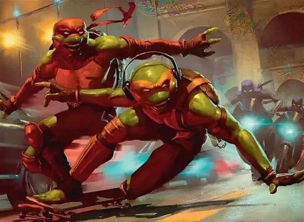 EDHREC Reveals Top 10 Extra-Combat Spells for Raph & Mikey