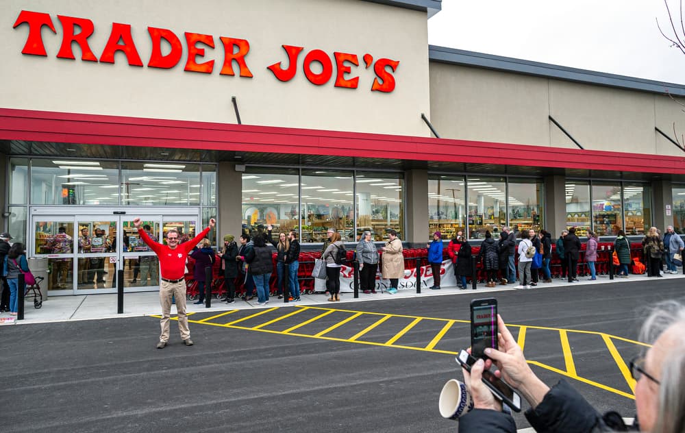 New Large Trader Joe's Grand Opening Sparks Hiring Speculation, Crowded Aisles