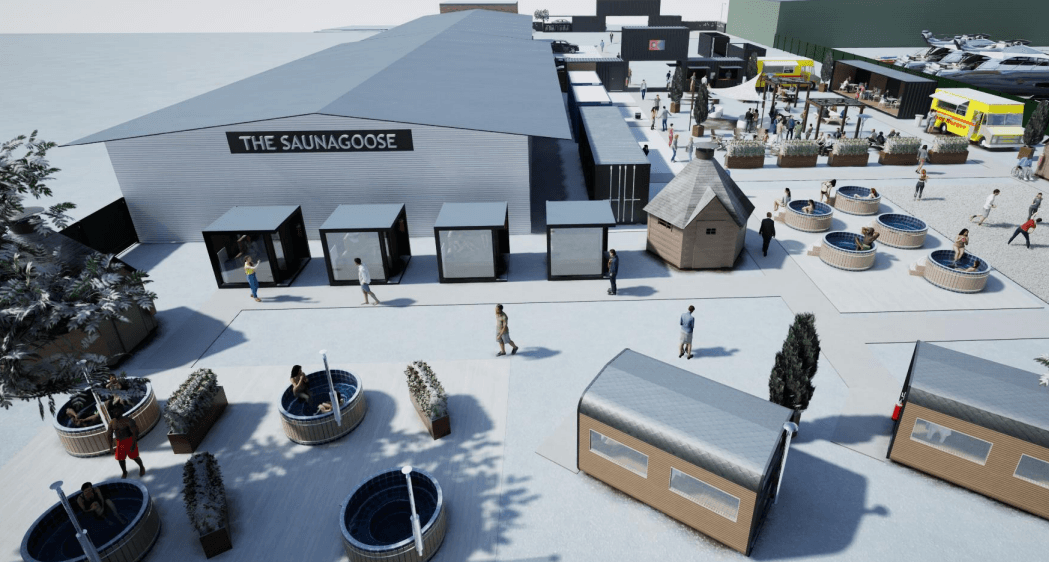 Ohio’s first outdoor sauna and cold plunge complex planned for Cleveland riverfront