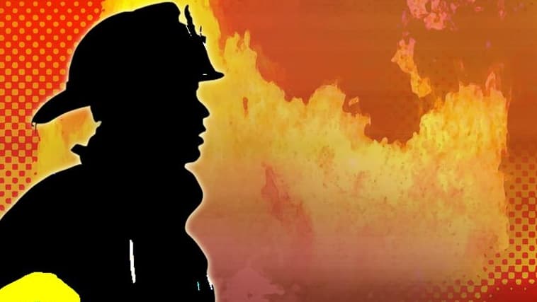 Hazard Firefighter Injured Battling Large Commercial Garage Fire in Perry County
