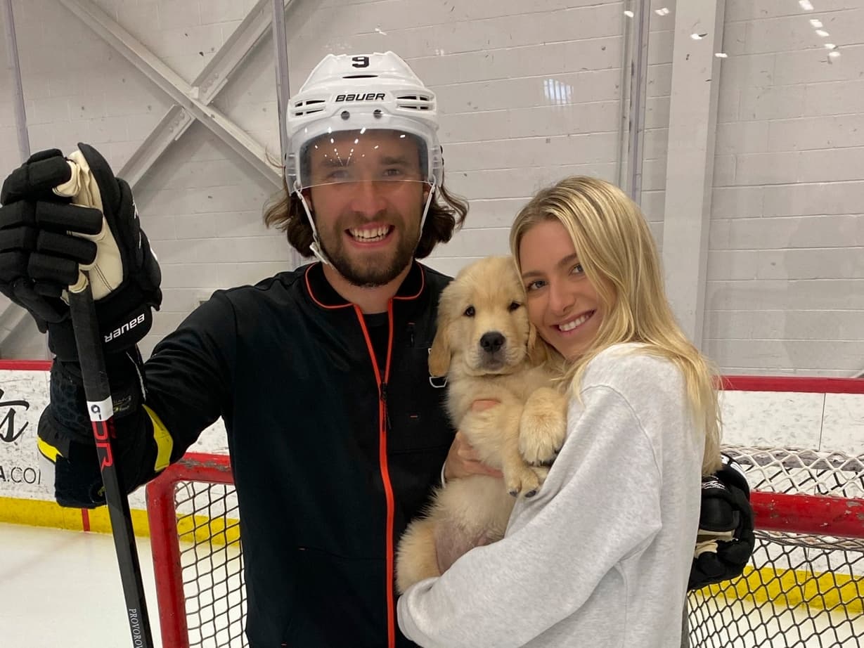 Ivan Provorov's Dog Yoga Video Sparks Debate Over Golden Retriever Hip Risks