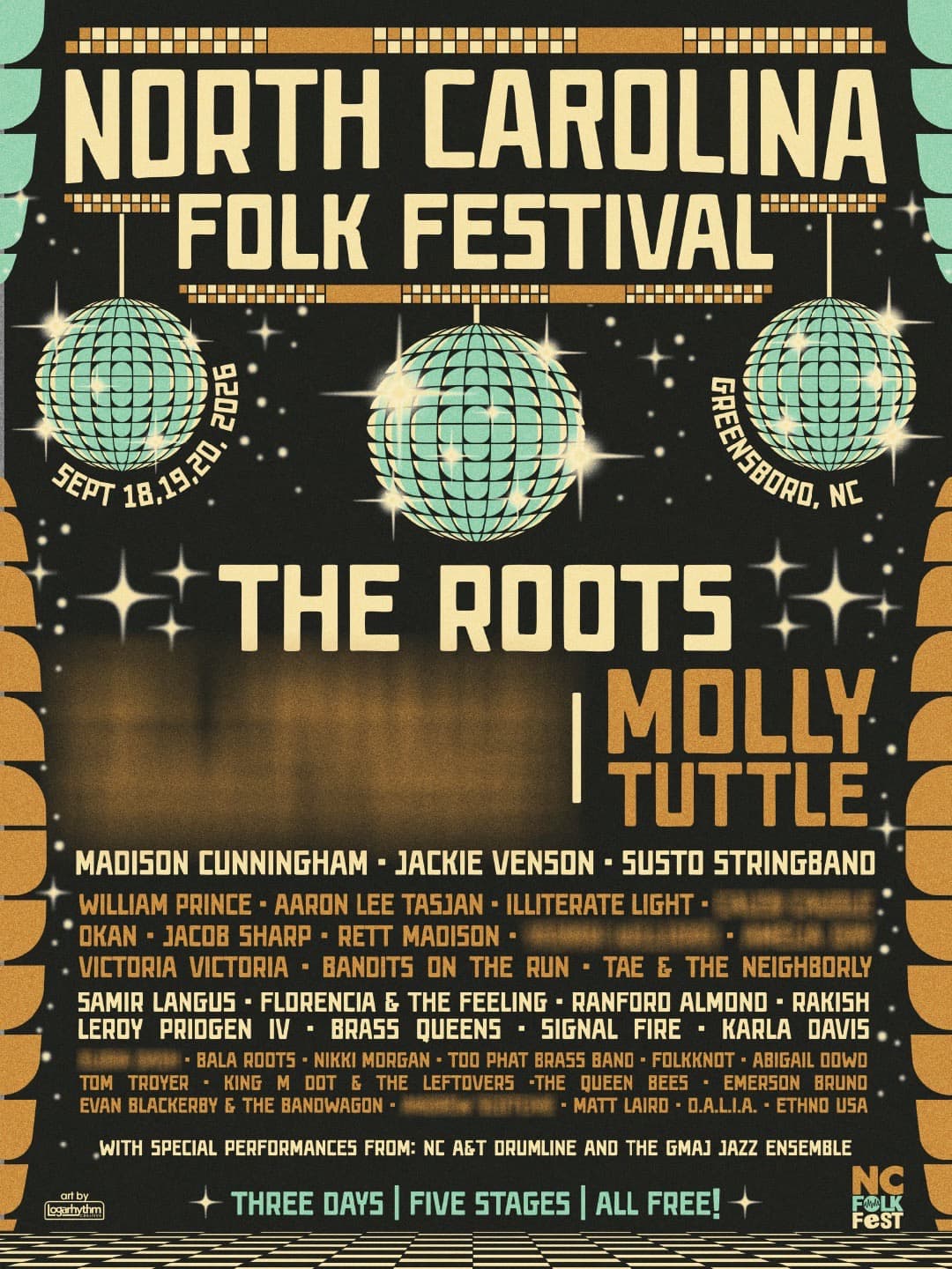 North Carolina Folk Festival names The Roots, Molly Tuttle for 2026 headliners