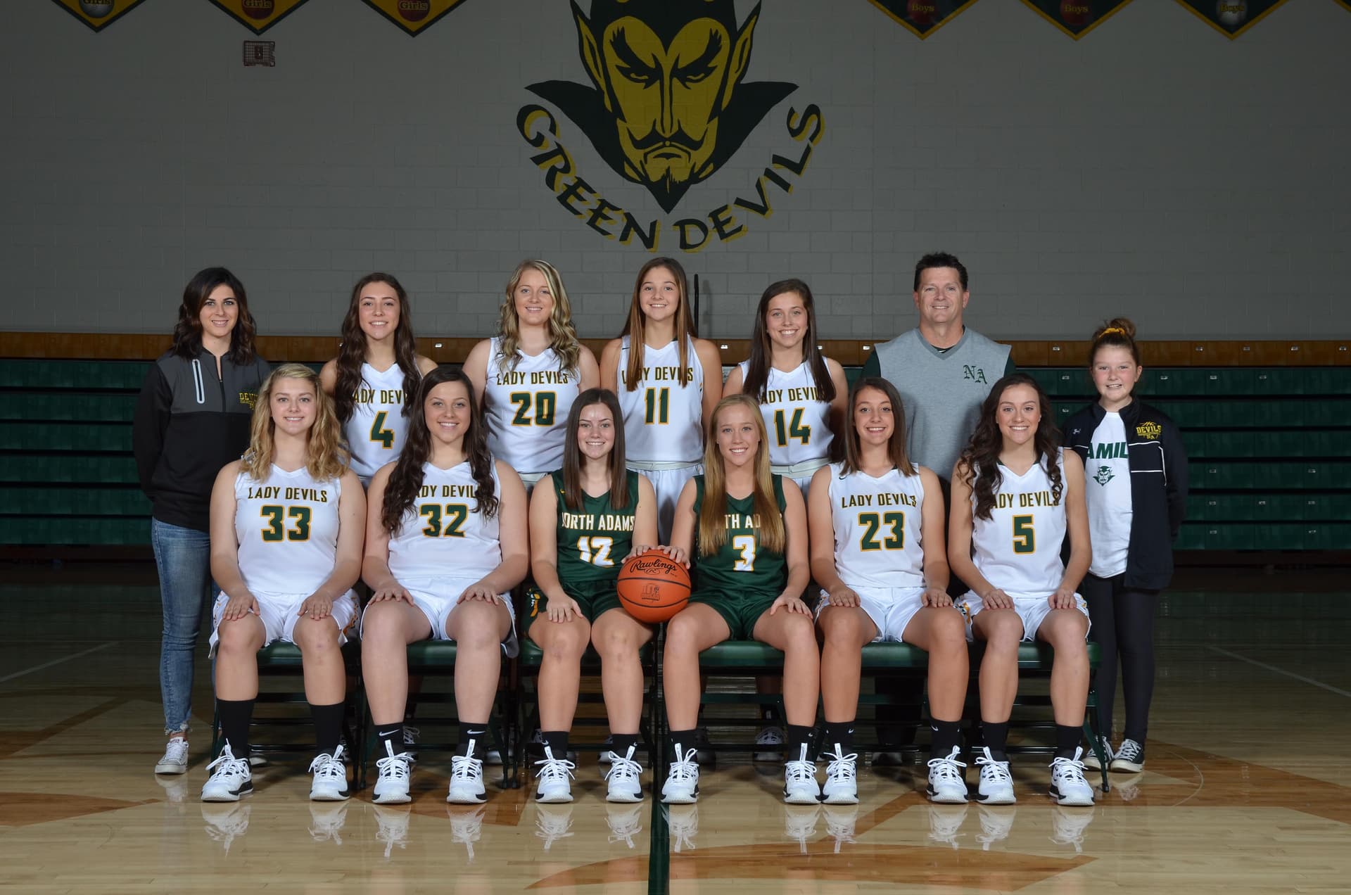 North Adams girls basketball dominates Lynchburg Clay, secures commanding win