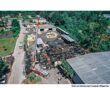 Pre-dawn Hanapēpē blaze at Girard’s Cleaners causes $4M loss