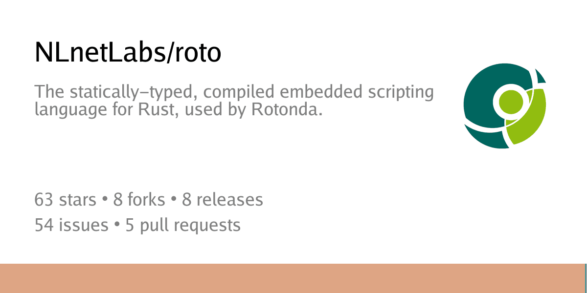 NLnet Labs updates Roto, Rust-integrated scripting language reaches v0.11.0