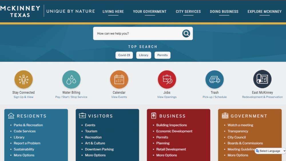 McKinney Launches Redesigned Website to Improve Access for Residents