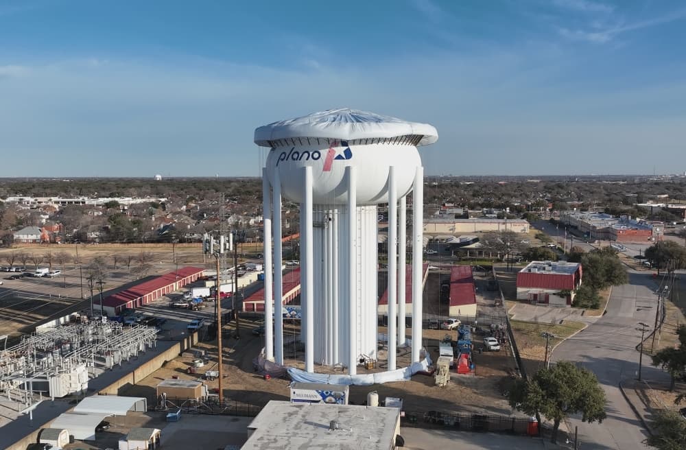 Plano Spends $7.7M to Upgrade Parker Road Water Tower, Remove PFAS Coatings