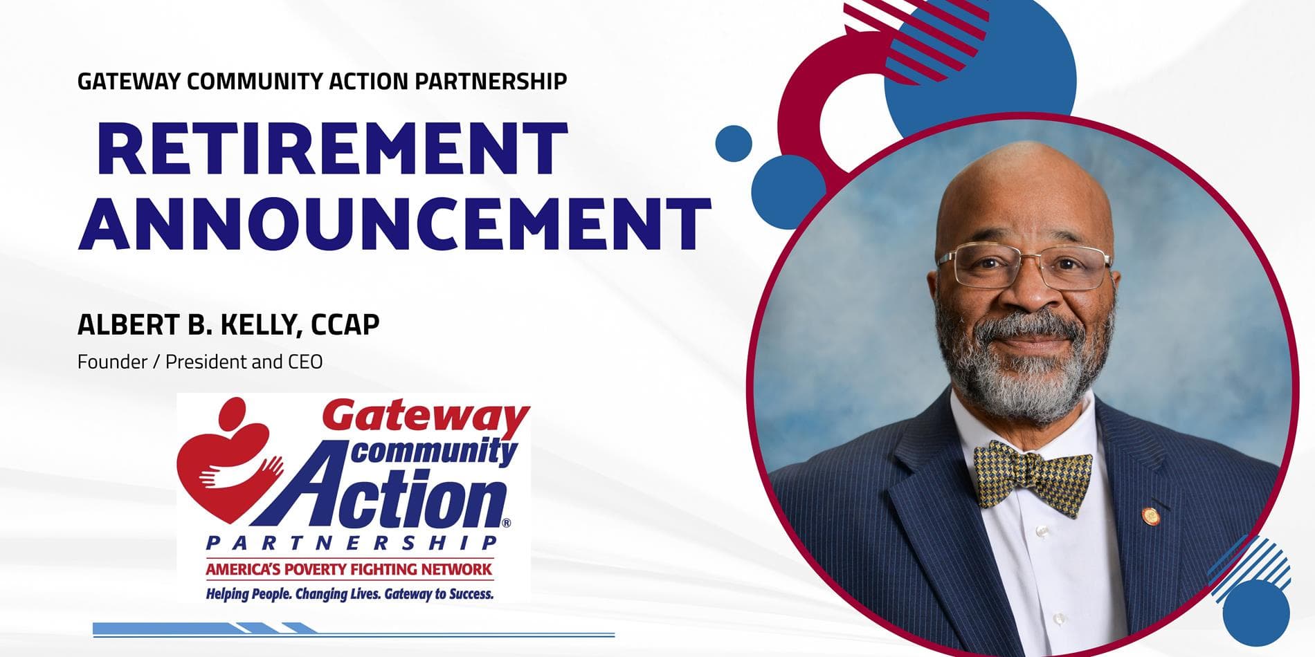 Gateway CAP CEO Albert Kelly to Retire After 40 Years, Interim Leader Named