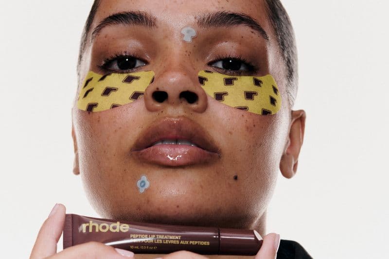 Rhode and Justin Bieber Drop Playful Skincare Collab With Banana Lip Treatment