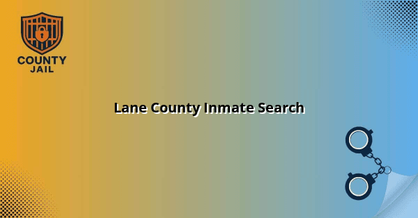 How to Access and Use Lane County Inmate and AIC Viewers