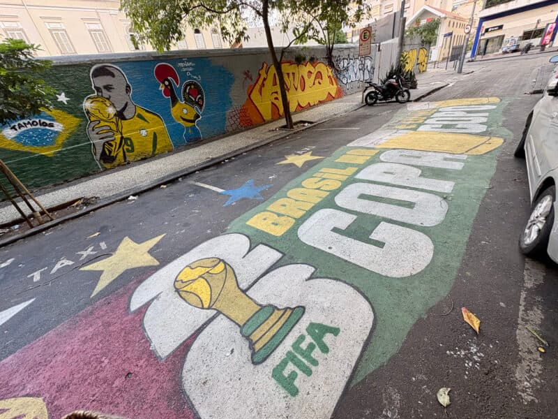 Rio streets turn green and yellow as World Cup fever returns