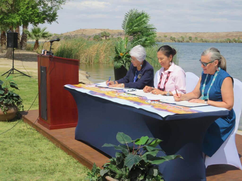 CRIT signs water-resiliency agreements in Parker, boosting tribal control