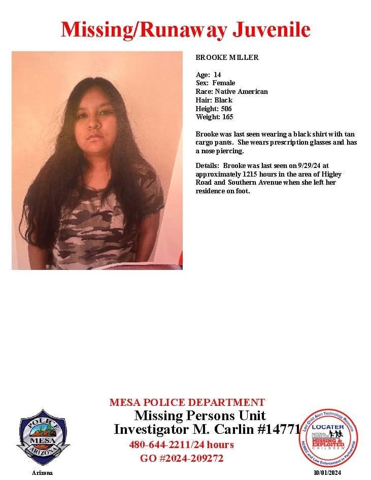 Brooke Miller found safe, CRIT ends public safety alert