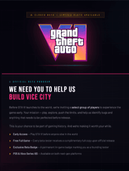 GTA 6 scam warning: fake betas and early access offers spread