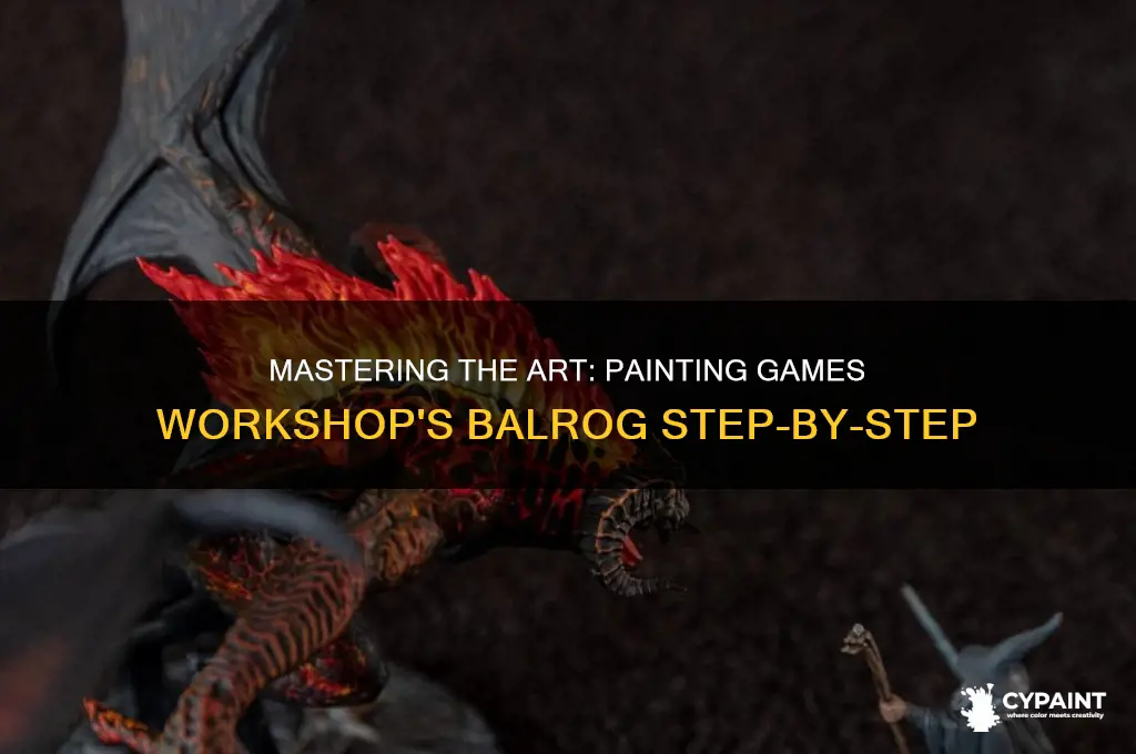 Axxis Studio publishes step-by-step workflow to paint Balrog-style resin titan