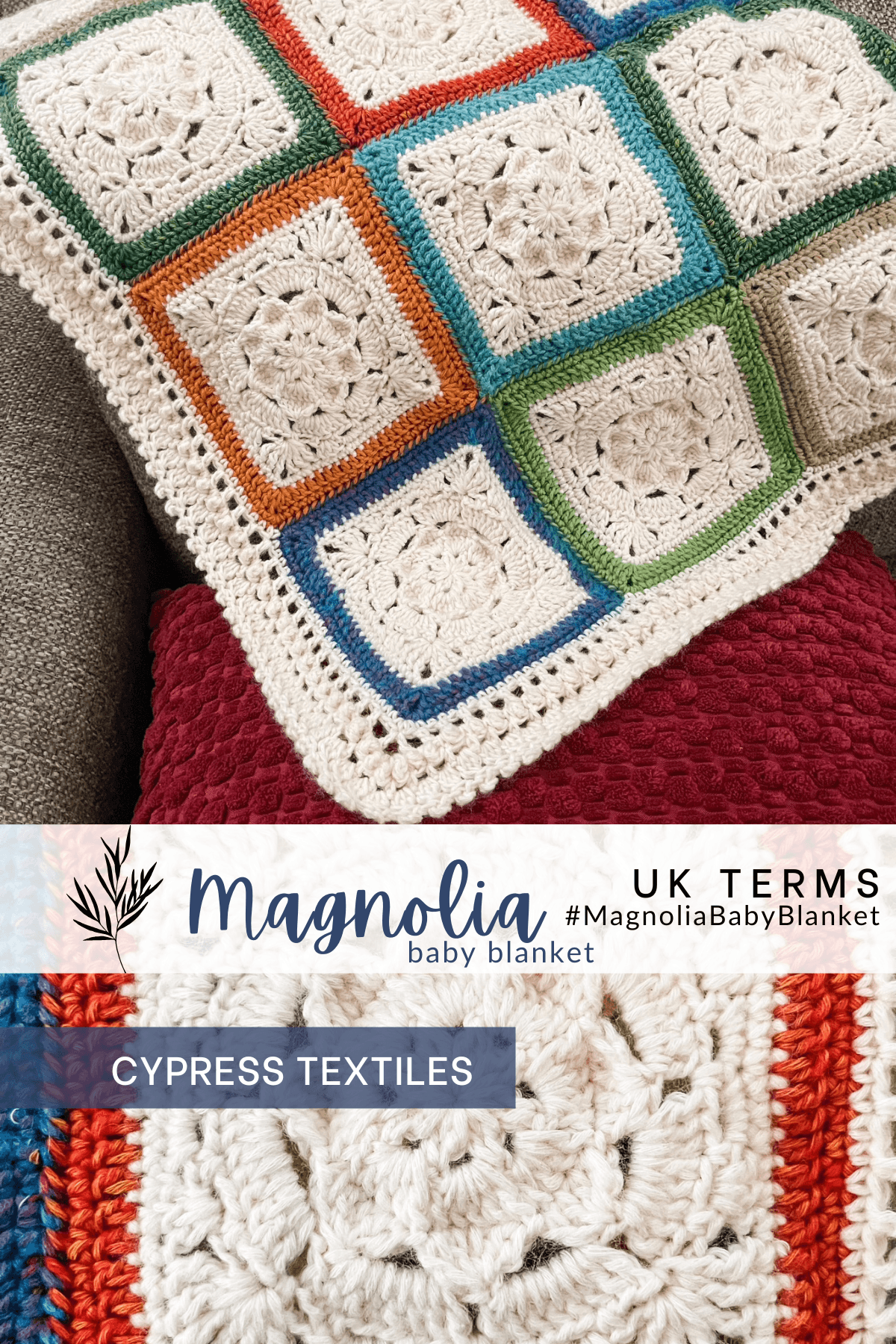 Rachele Carmona Releases Free Magnolia Baby Blanket Pattern for All Skill Levels