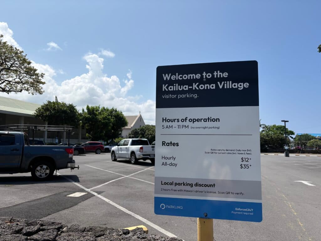 Kona paid parking backlash grows as county weighs rate caps