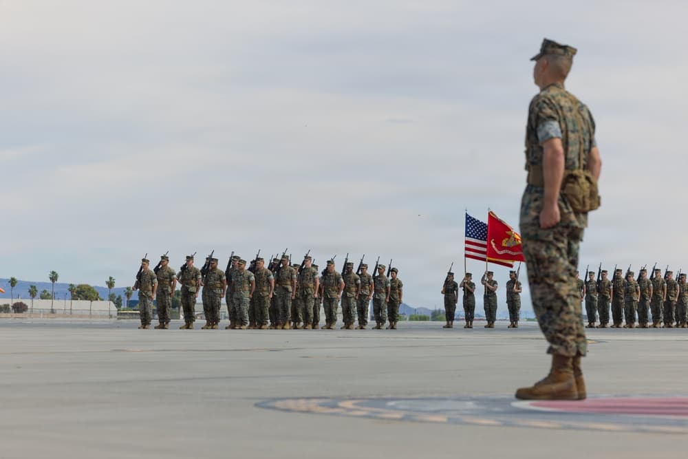 MCAS Yuma holds relief ceremony as new sergeant major takes command