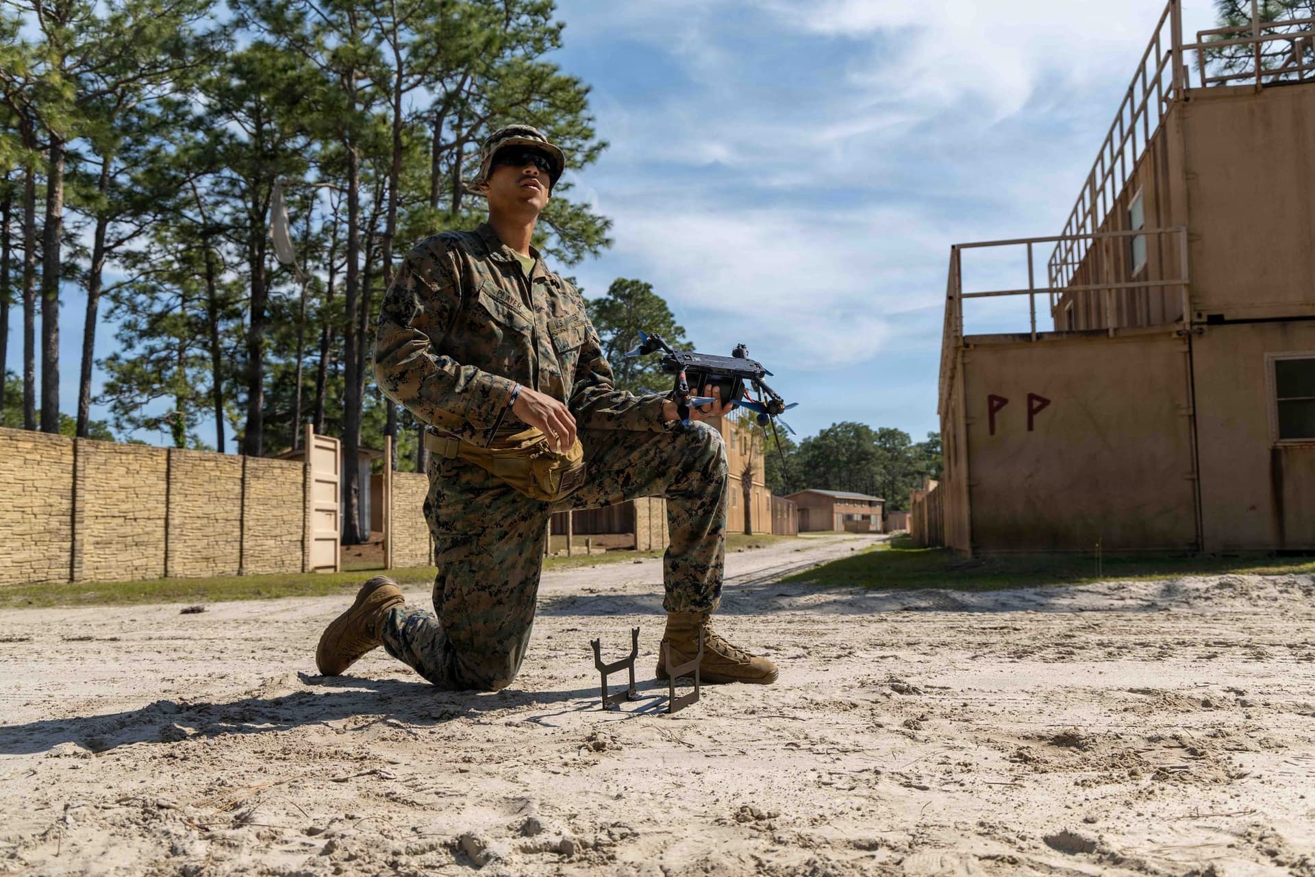 Marines train on Neros Archer FPV course at Camp Lejeune