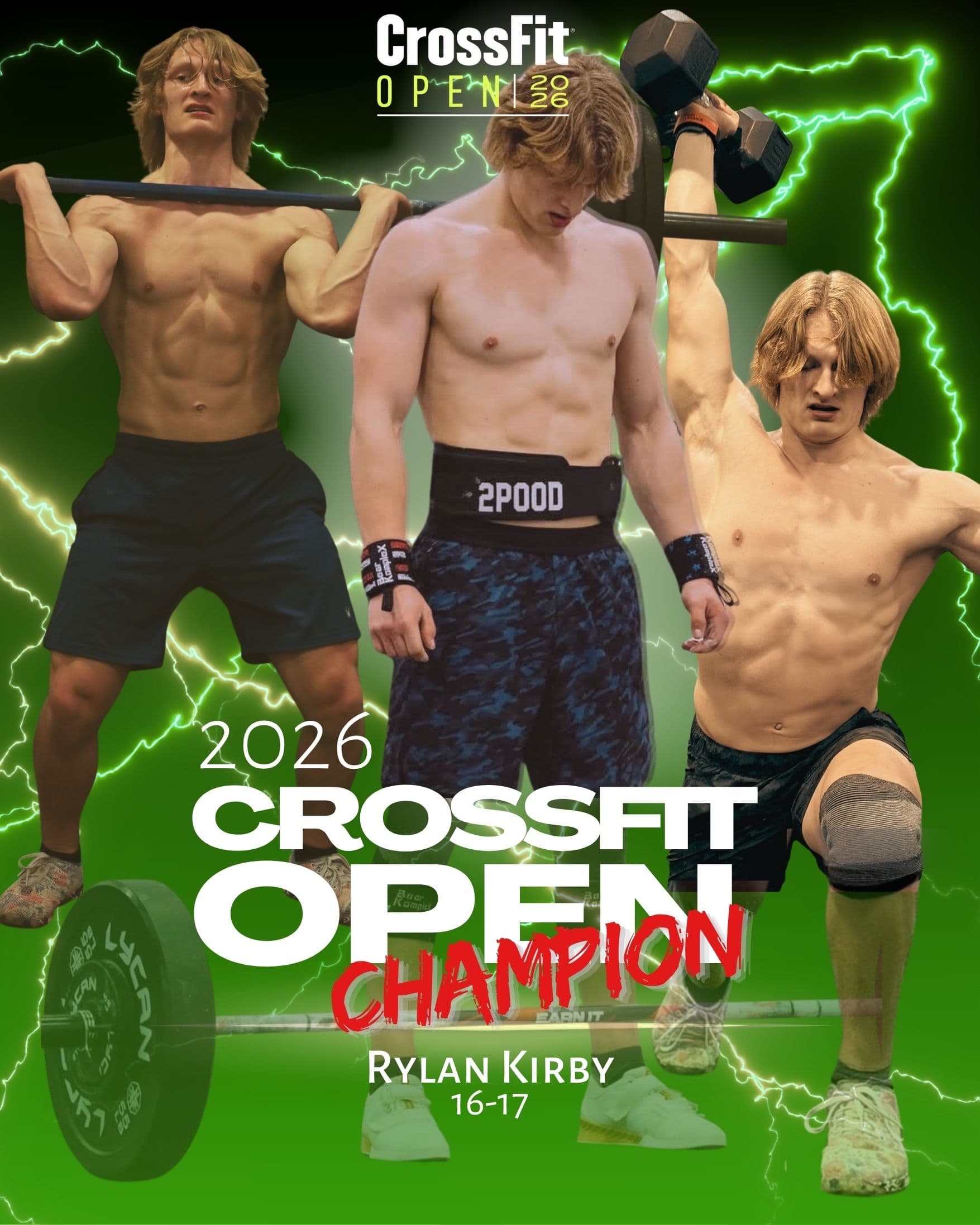 Rylan Kirby jumps from 133rd to CrossFit Open champion