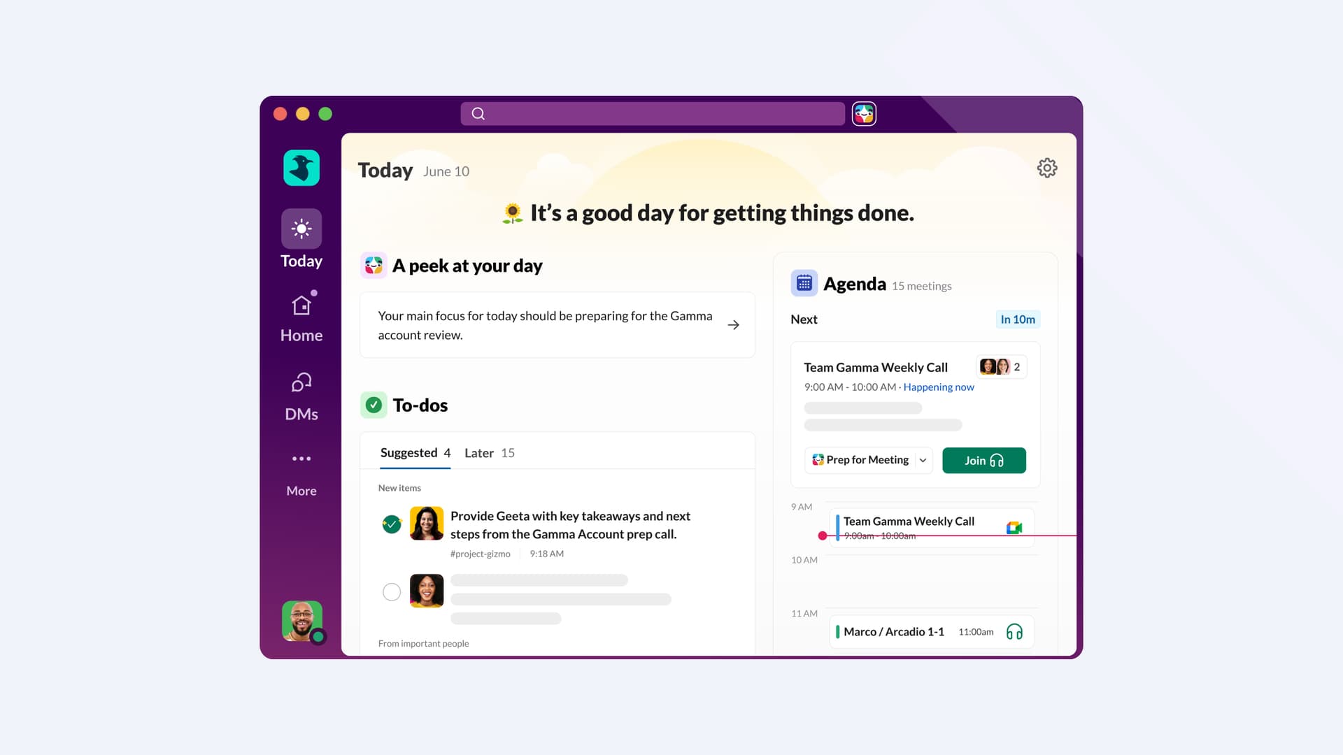 Slack's Today view signals a shift toward prioritized work software