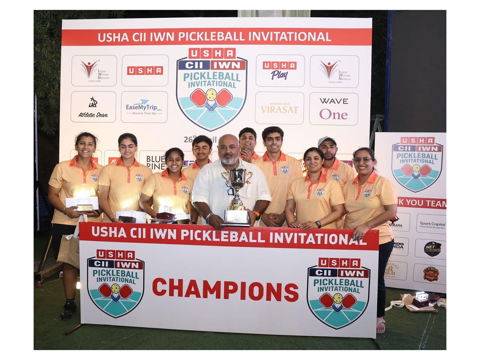 Dinkers Minda United win inaugural USHA CII-IWN Pickleball Invitational title