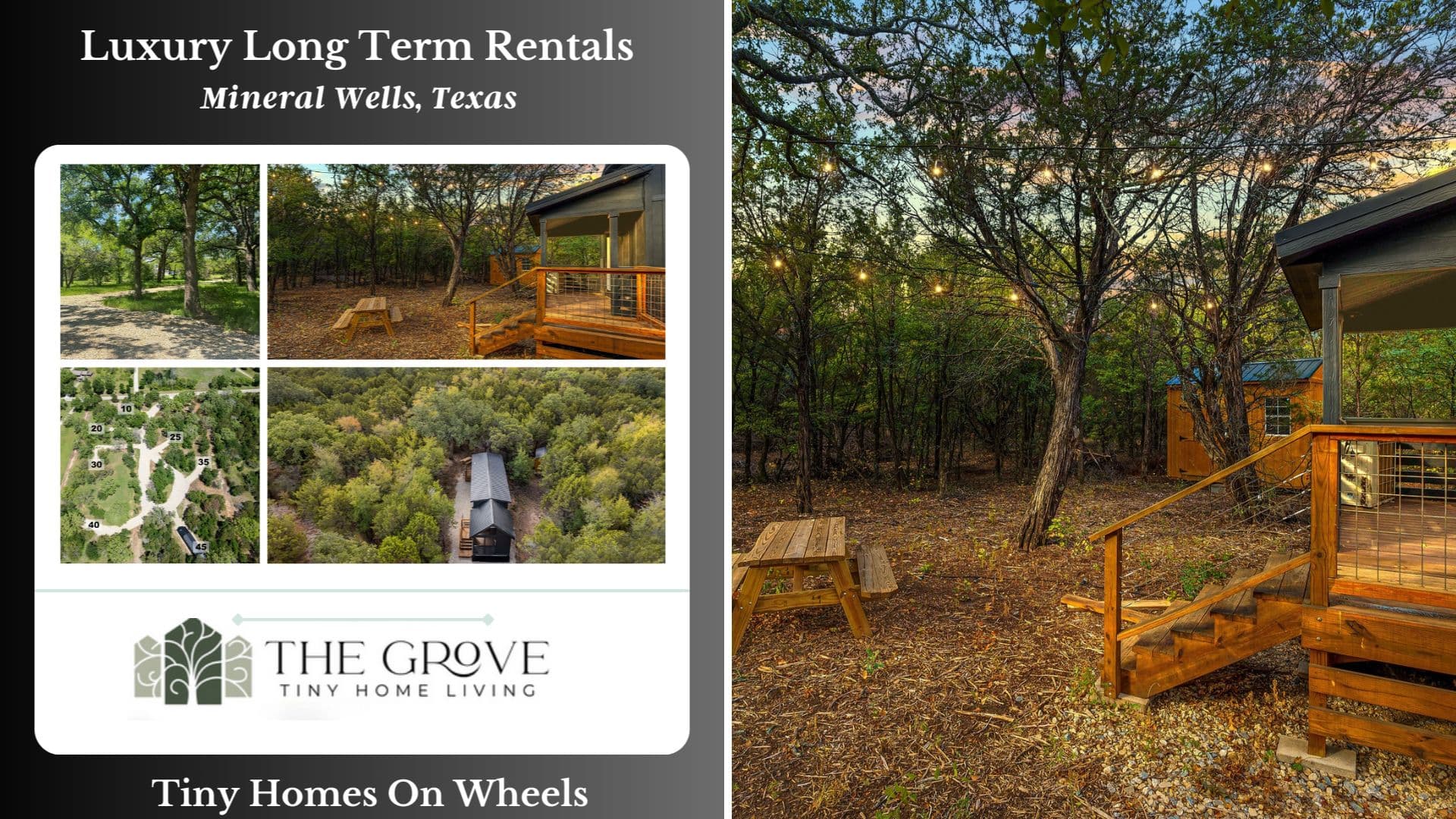 Rare Two-Bedroom Ranch-Style Tiny Home in Mineral Wells Offers Single-Level Living