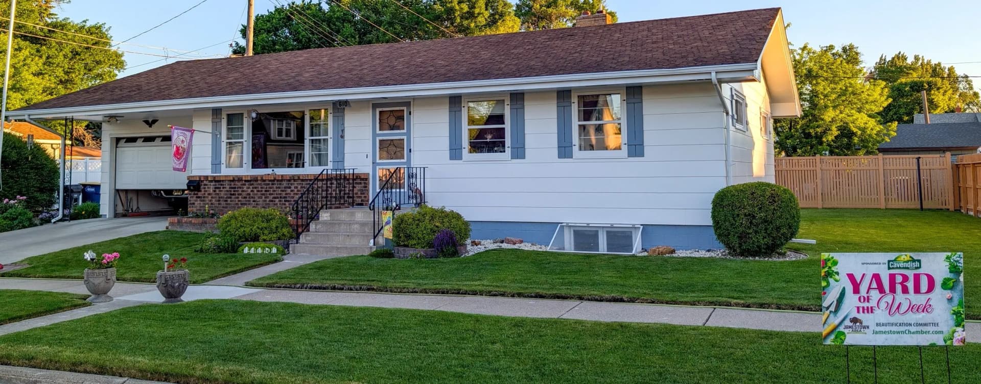 Wiest property earns Jamestown Yard of the Week honor