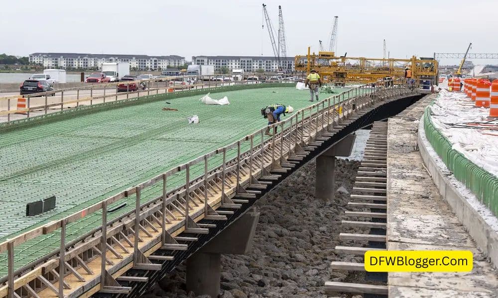 I-30 expansion advances with bridge work, frontage roads taking shape