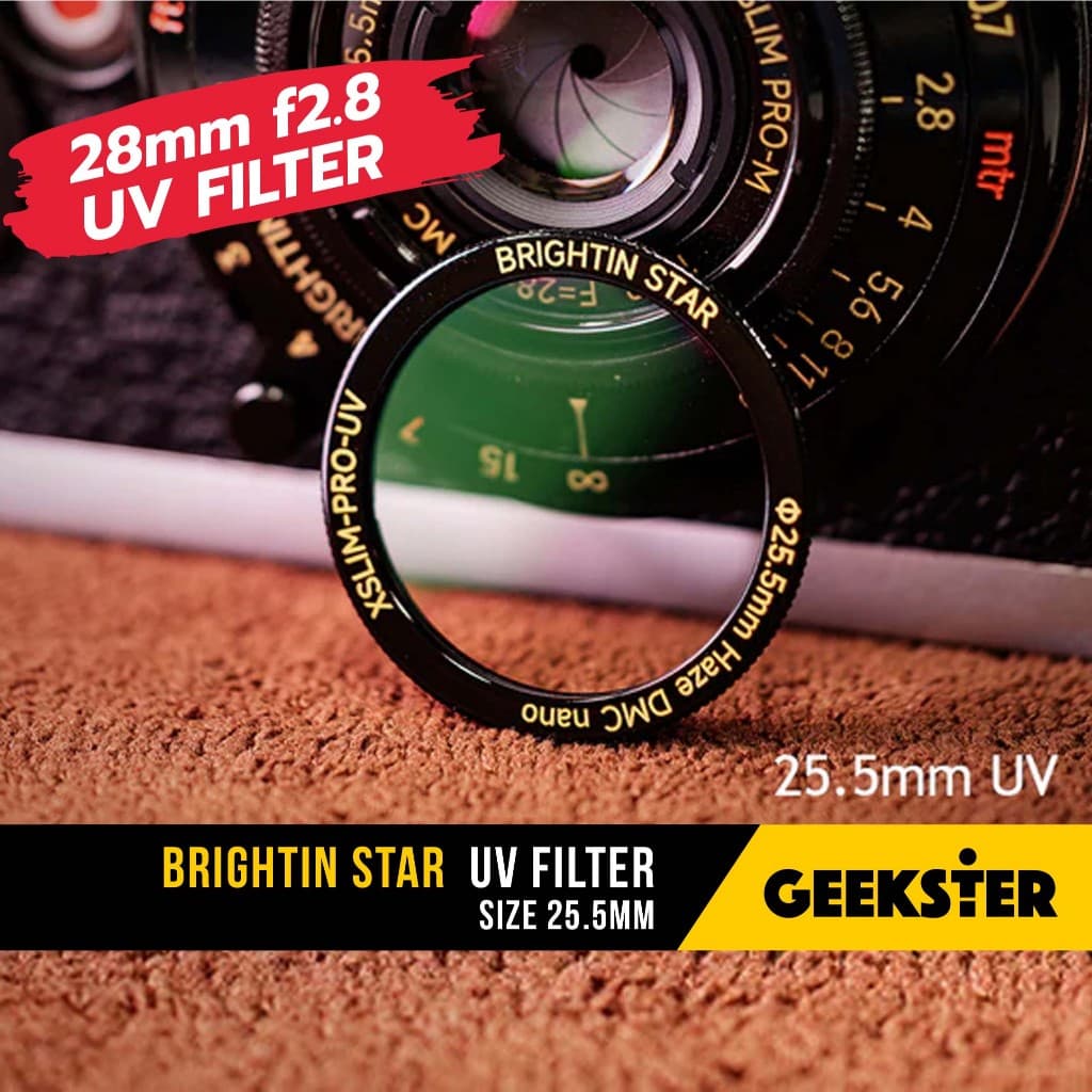 Brightin Star Aero UV filter promises slim, low-flare lens protection