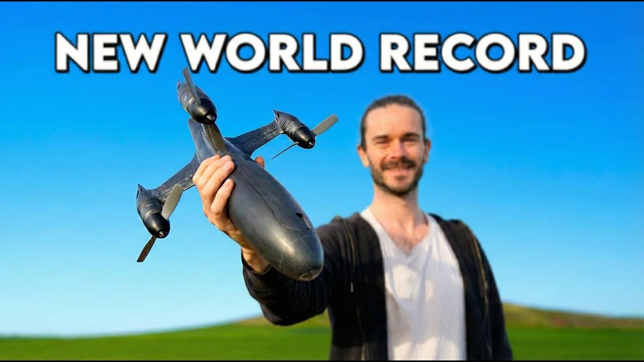 Australian Blackbird FPV Drone Sets Unofficial 696 km/h World Speed Record