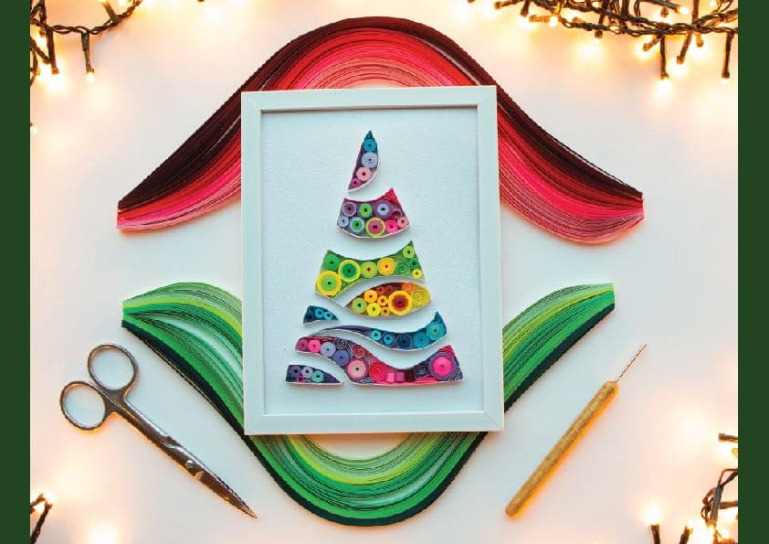 Gallup library workshop taught paper art techniques to local families