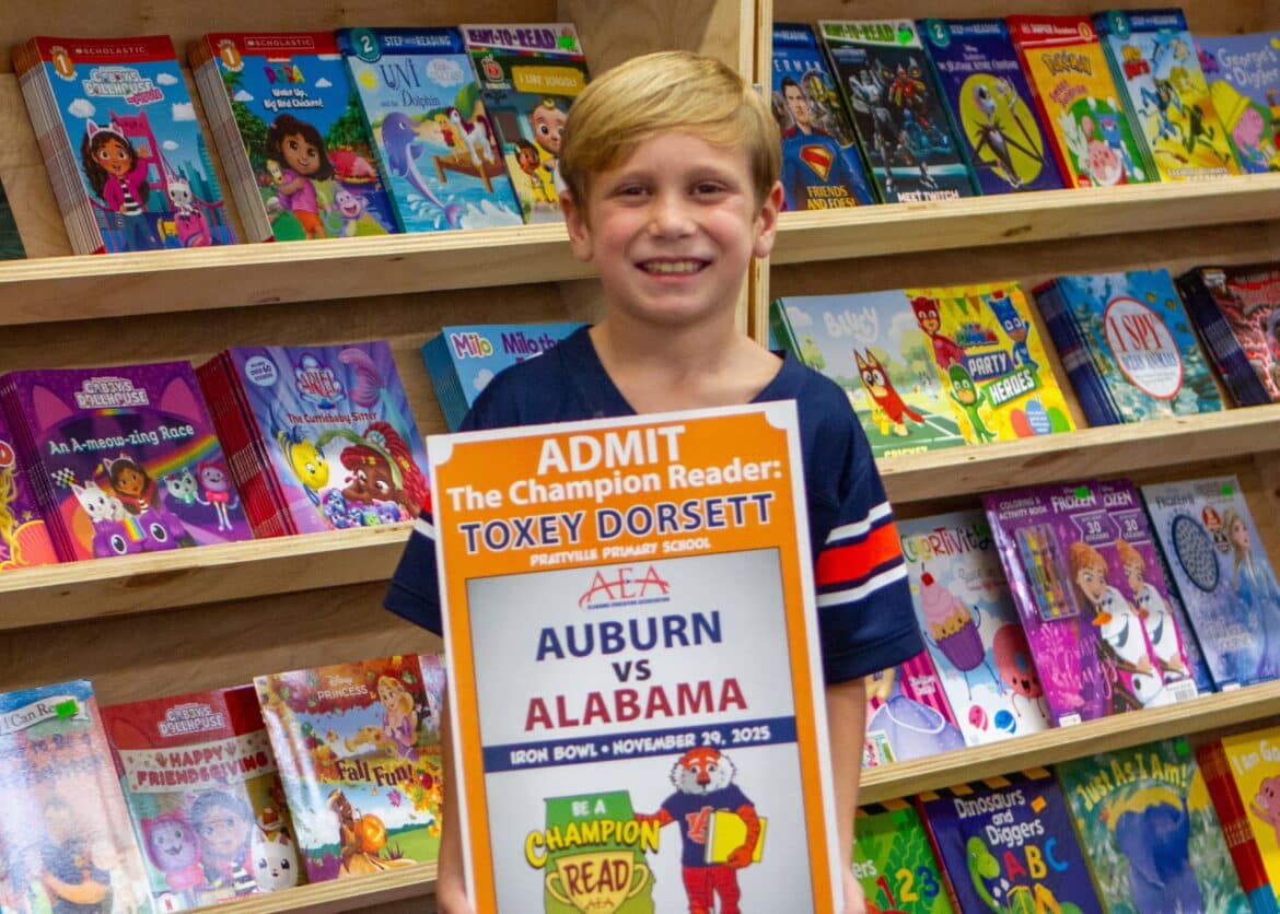 Local Student Wins Iron Bowl Tickets, Highlights Literacy Success