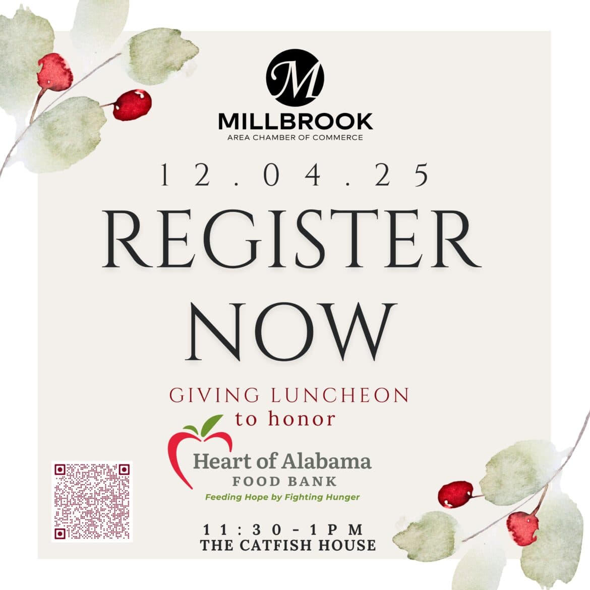 Millbrook Chamber Names Heart of Alabama Food Bank Nonprofit of Year