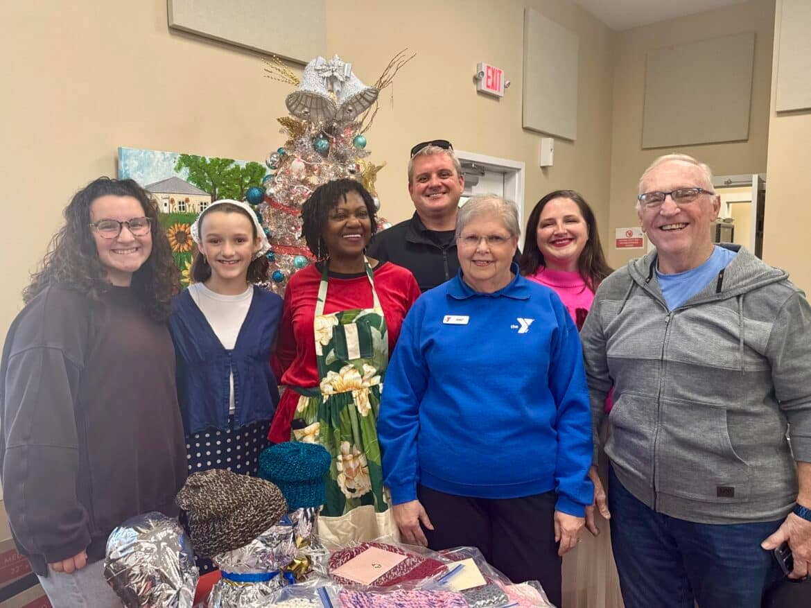 Volunteer donates 100 hand knitted hats, Millbrook seniors receive holiday gift