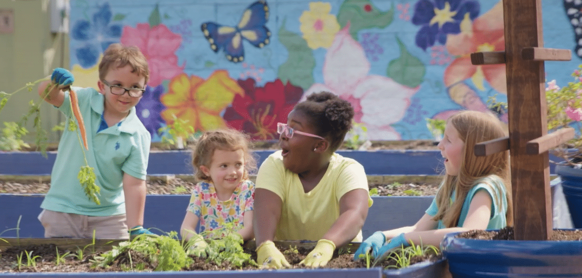 Pine Level Elementary earns CLAS honor for outdoor classroom project