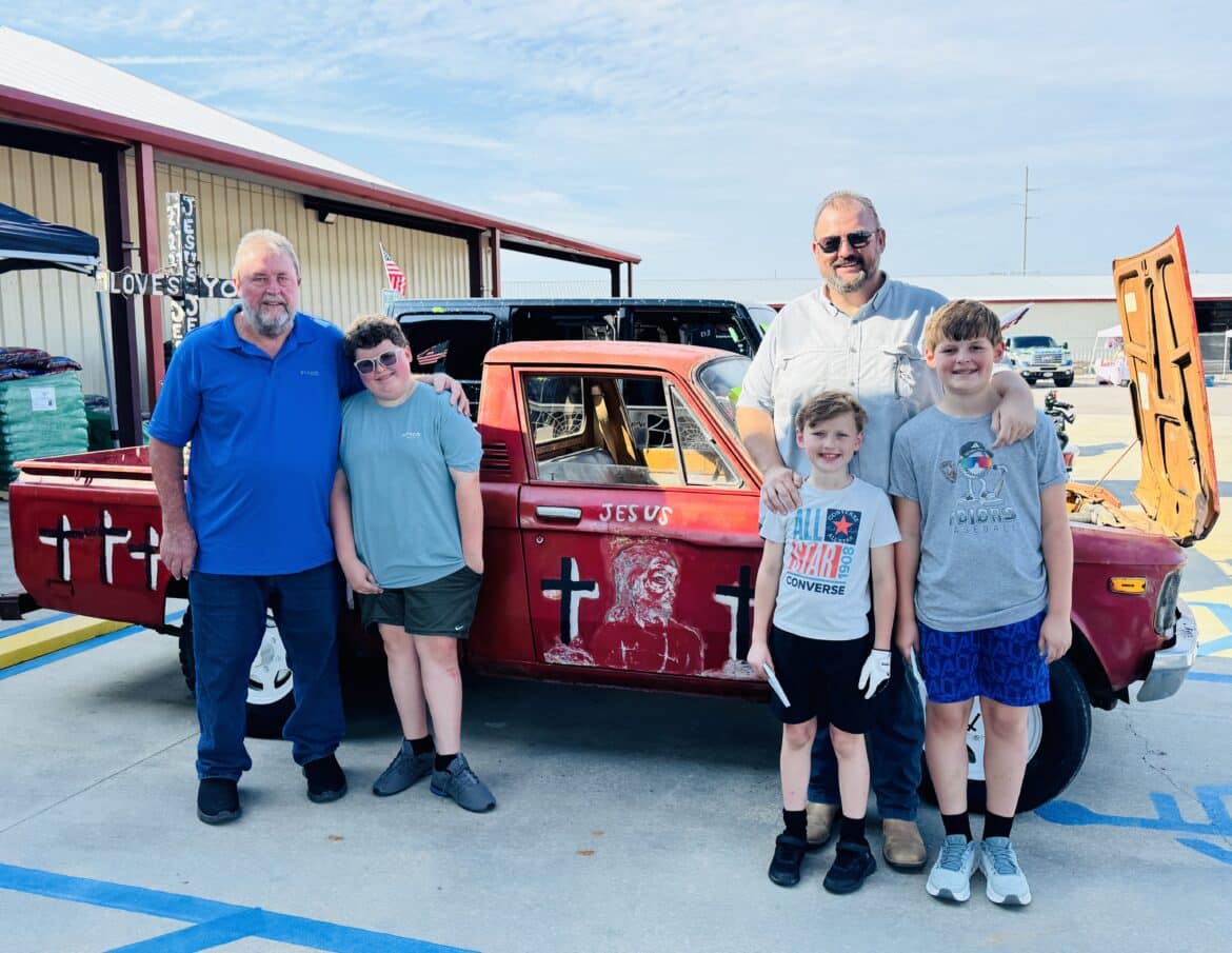 Cross-covered truck returns to view, honoring W.C. Rice's legacy
