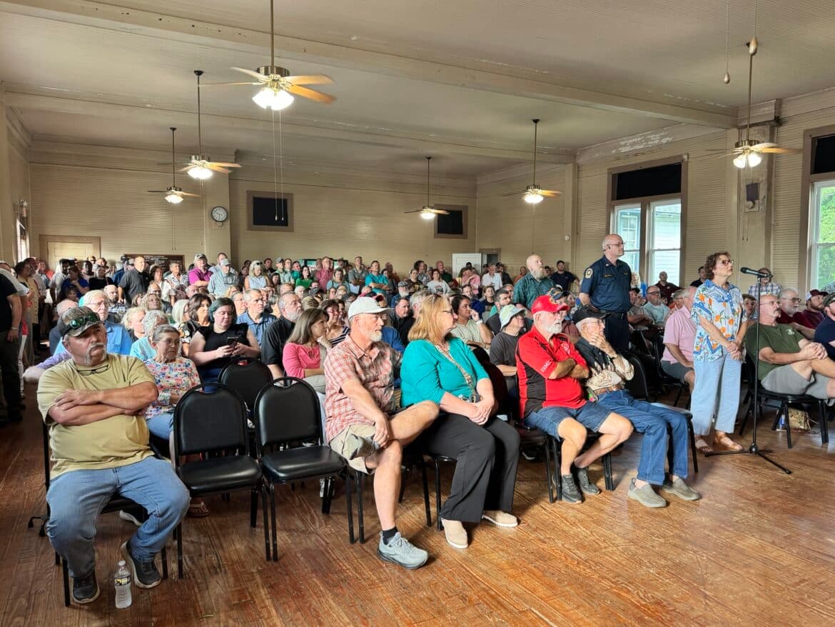 Marbury Water System faces tense questions at Pine Level town hall