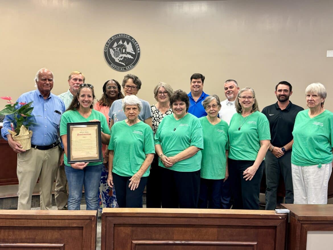 Millbrook honors garden club with National Garden Week proclamation