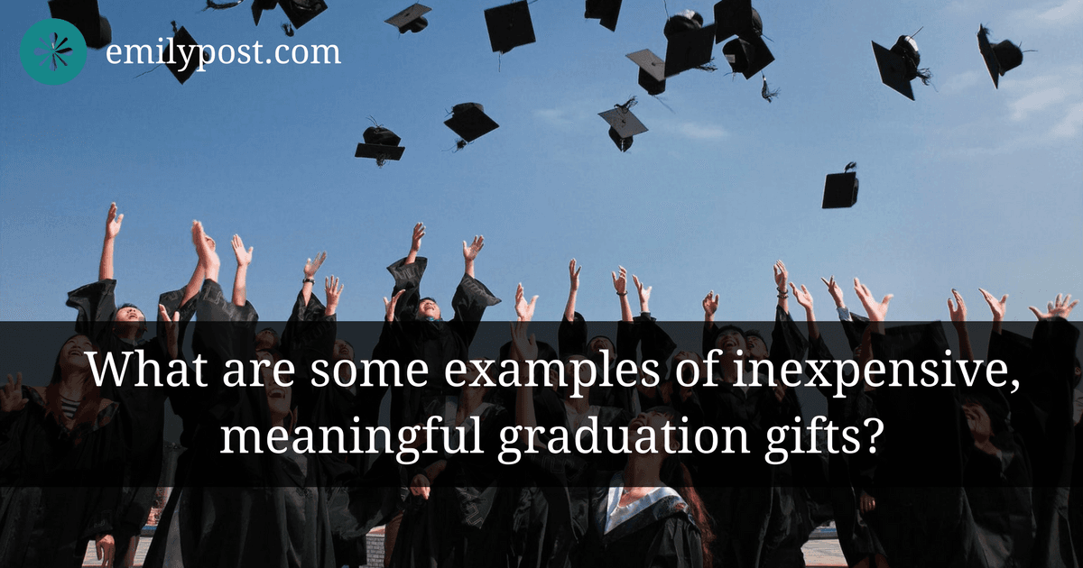 Graduation Etiquette Rules Cover Gifts, Invitations, Announcements, and Timing