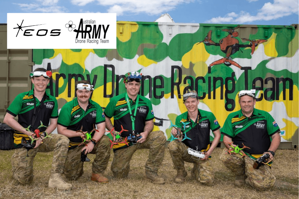 EOS renews backing for Australian Defence Force Drone Racing Team